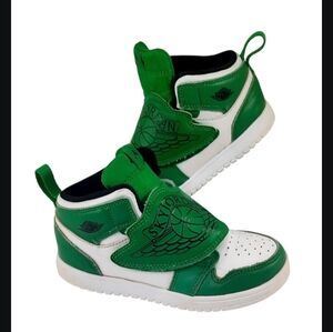 Nike Sky Jordan Toddler 10c Air Jordan 1 Mid Pine Green Sneakers BQ7196-301